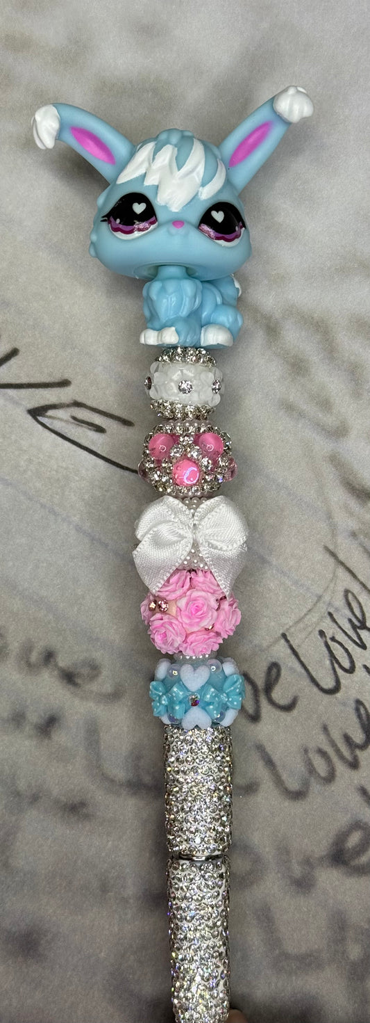 Angora Bunny, LPS" Fancy Pen