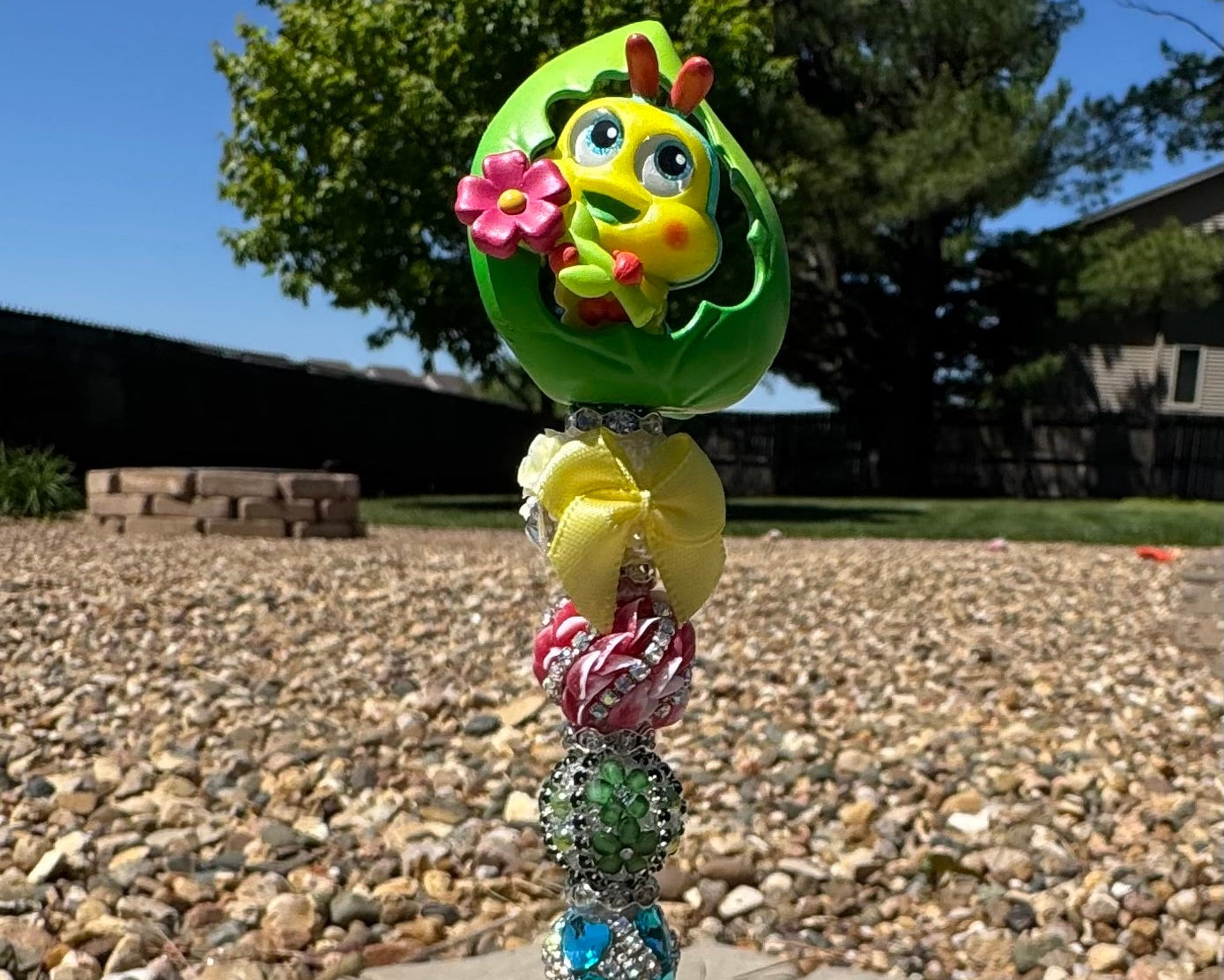 "Green Caterpillar, Ultra Rare" Fancy Pen